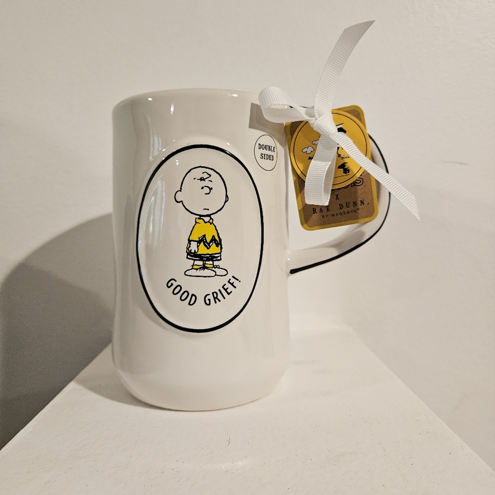 Rae Dunn X Peanuts "Good Grief" Charlie Brown Mug